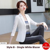 Summer Short Sleeve Women Blazer