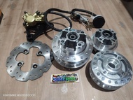 disc brake conversion kit for rear brake. ( wave / smash / raider j / xrm /  rs 125 )