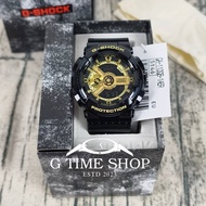 CASIO G-SHOCK GA-110GB-1ADR / GA-110GB-1A / GA-110GB-1 / GA-110GB / GA-110 BLACK GOLD MEN CASUAL WAT