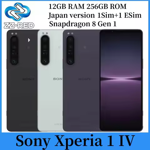 Sony Xperia 1 IV 1IV Japan version 12GB RAM 256GB ROM 6.5"OLED Snapdragon Octa Core 8 Gen 1 5G NFC O