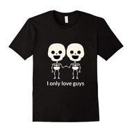 Creepy Cute Skeletons Halloween T-Shirt Men Cotton T-Shirt