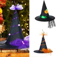 JN Kids Halloween Party Hat Pointed Witch Hat Witch Accessories Pumpkins Witch Hat