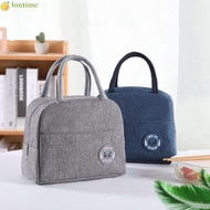 LONTIME Lunch Bag Picnic Canvas Kids Tote Pouch