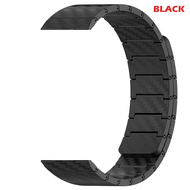 สายรัดคาร์บอนไฟเบอร์แม่เหล็กสําหรับ Huawei Watch GT 5 Pro 46mm สายแบบ Solo Loop สายนาฬิกาสําหรับ hua