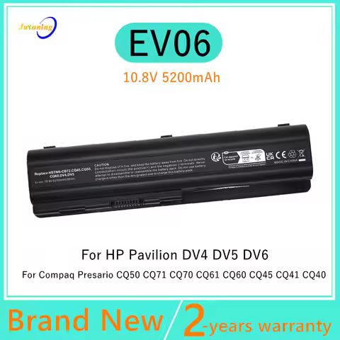 EV06 Laptop battery For HP Pavilion DV4 DV5 DV6 G50 G61 G60 G71 For Presario CQ40 CQ41 CQ45 CQ50 CQ6