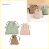 SOME Baby Soother Cloth Organizer Set Breathable Fabric Drawstring Closure for Items