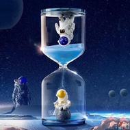 Astronaut Ornaments Hourglass Timer 10/20/30 Minutes One Hour Time Simple Glitter Bottle Children
