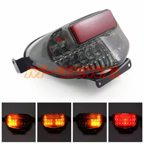 Motorcycle LED Rear Turn Signal Tail Stop Light Lamp Integrated For GSXR GSXR600 GSXR750 00 01 02 03