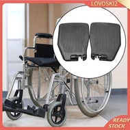 [Lovoski2] Wheelchair Footrest Lightweight Foot Plate Pedal Universal Nonslip Texture Easy to Install Foot Pedal for Wheelchairs Accessory