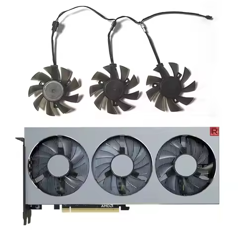 NEW 1LOT 75MM FD8015H12S FD7010H12S AMD Radeon VII GPU Fan，For XFX RX Radeon VII、ASUS RADEONVII-16G 