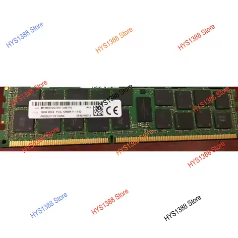 16GB 2RX4 PC3L-12800R DDR3 server memory MT36KSF2G72PZ-1G6E1