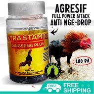 SEMPATI Extra Stamina Ginseng Plus 180 Butir Jamu Pil Kapsul Ayam Laga Jago Aduan Petarung Obat Vita