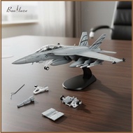 Baoblaze Detachable Landing Gear 1/100 Scale Diecast Jet Highly Detailed F-18 Fighter Jet Model Airc