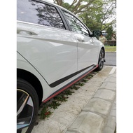 Hyundai Avante 2021-2025 CN7 N (Red / Grey) Side Skirt performance Original Genuine