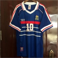 1998 France Home and Away Retro Zidane Henry Football jersey