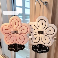 Rich has money to spend on hanging hand towels, cu rich有钱花擦手巾挂式可爱吸水加厚手帕不臭厨房卫生间高颜值毛巾 CS02