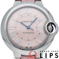 卡地亞 Ballon Bleu de Cartier 腕錶 33mm MM 自動上鍊 Ballon Bleu 33mm WSBB0002 附原廠盒及保固卡 不鏽鋼/皮革錶帶 女士腕錶 粉紅拋光 成色極