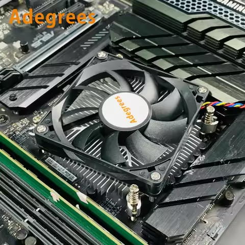 80MM MINI CPU Air-Cooled Cooler 4PIN PWM Tower PC Processor Slim Fan for Intel LGA 1155 1156 1150 11