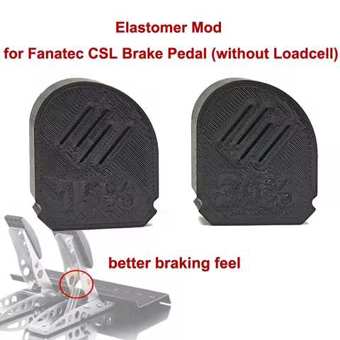 Elastomer Mod for Fanatec CSL Brake Pedal (without Loadcell) Better Braking Feel