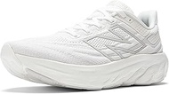 New Balance Men's Fresh Foam X 1080 V13 Running Shoe, White/Light Silver Metallic, 14 Narrow