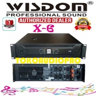 POWER WISDOM X6 POWER AMPLIFIER WISDOM X-6 - ERCHIARA SHOP