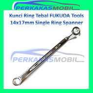 Kunci Ring Tebal FUKUDA TOOLS 14x17mm Model Jerman Single Ring Spanner Box End Wrench