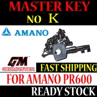 Amano Watchman Clock Master  Key No K - Master Key K Amano Key