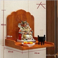 ZzWall Hanging Buddha Shrine Buddha Cabinet Shrine Buddha Table Worship God of Wealth Guanyin Bodhisattva Buddha Worship