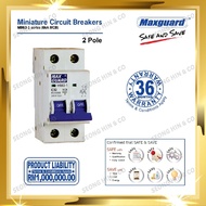 Maxguard GENUINE 2 Pole 6kA Miniature Circuit Breakers MCB (MCB)