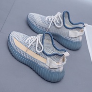 2023 Coconut Shoes Couple Style Flying Knit Sneakers Anti-slip Jelly Sole Student Running Shoes Men Style