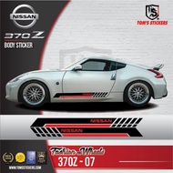 NISSAN 370Z CAR BODY STICKER SET 370Z - 07