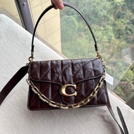 COACH CAF55 新款Chain Tabby 絎縫鏈條單肩包