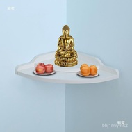 🚓Shrine Buddha Home Buddha Cabinet Altar Altar Solid Wood Guan Gong Cabinet Altar Card Shelf Wall-Mounted Wall Cupboard