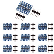 KeeYees 10pcs 4 Channels IIC I2C Logic Level Converter Bi-Directional Module 3.3V to 5V Shifter for 