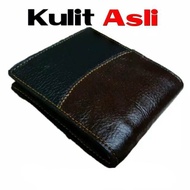 Genuine leather wallet/leather wallet, arrowroot leather wallet/men's folding sleeping wallet leathe