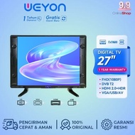 [BISA COD] PROMO TV LED 32/27/25/24/22/21 INCH SMART TV YOUTUBE NETFLIX GARANSI 1 TAHUN MONITOR CCTV