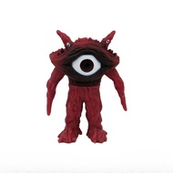 [Toy] Small Soft Rubber Garn Q-Eyed Monster Superman Beat Monster Children's Toy Hand Movable Model 