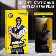 Oppo A9 2020 A95 A98 F9 Find X5 Lite  Premium Gorilla Full Cover Clear Privacy Tempered Glass