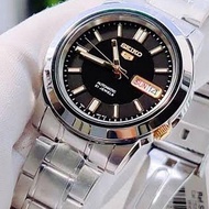 jam tangan seiko 5 automatic 100% original 21 jewels hardlex chrystal