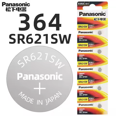 2-50PCS Panasonic SR621SW 364 watch battery Tiansuo CK is applicable to Casio LR621 Imported Silver 