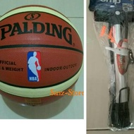 SPALDING NBA BASKETBALL + MULTIFUNCTIONAL PUMP