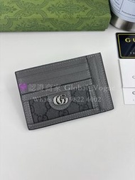 紫鑽🌟誠信商家🌟💜全新GUCCl 最新 phidia 系列卡包 ， Ophidia 系列單品不息嘅復古情懷 灰色 GG Supreme 帆布，灰色皮革滾邊，鈀金色調配件雙 G