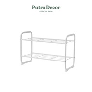 EXCLUSIVE SWITZERLAND Shoe rack, white, 60x26x40 cm