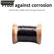 FOREVERGO 1Roll Carbon Fiber Binding Thread for Fishing Rod Strong Durable Black Winding Line for Gu