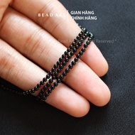 [5 Beads/10 Beads] 2MM Plain Round Spin.el Stone, Water Element, Wood, Stone Mixed Feng Shui Bracele