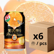贅沢-柑橘味果汁酒 350ml x 6 酒精度:4%