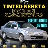 Tinted Saga Iswara Potong Panas UV99% / Tinted Proton Saga Iswara 4 Pintu Siap Potong / Tinted Saga2LMST / Tinted Proton