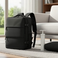 Multi-Pocket Business Travel Backpack with 16L Compression Bag, Laptop Compartment, Shoe Storage, an
