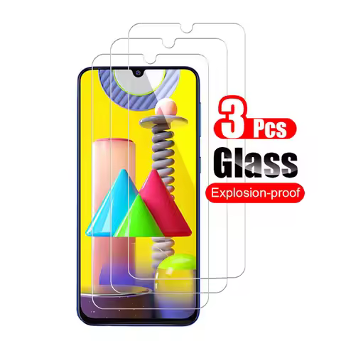 3Pcs For Samsung Galaxy M31 Tempered Glass Screen Protector Shield For Samsung Galaxy M31 Prime M31s