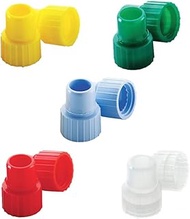 Wheaton Science Products 242804 Blue Polyethylene Snap Plug Cap for 8 x 40 mm Shell Vial, 8 mm Diame